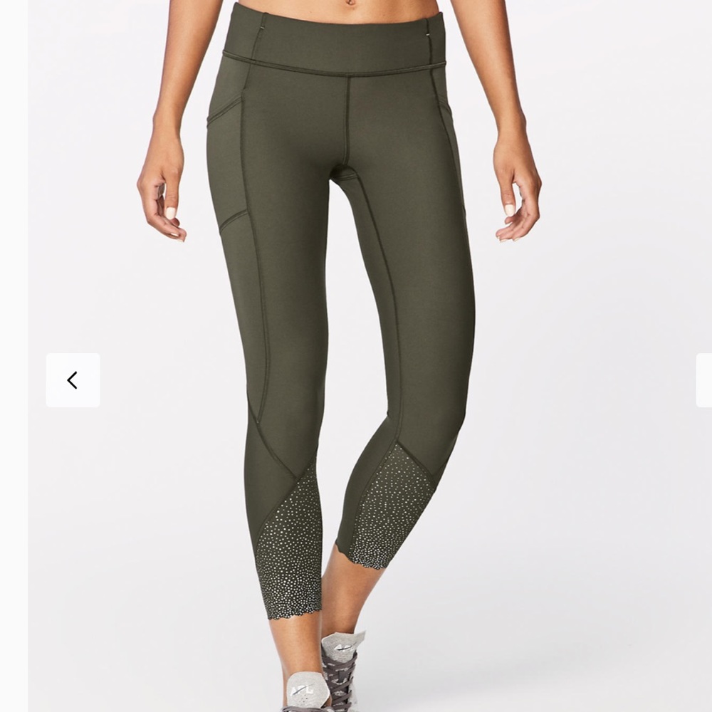 Lululemon Tight Stuff Tight 25” Scalloped Edge